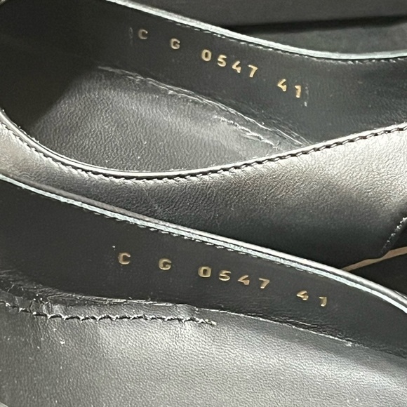 Dolce & Gabbana Leather Slingback Cardinale B60 Nappa Calfskin Blk Pump, Sz 8 - Picture 8 of 15